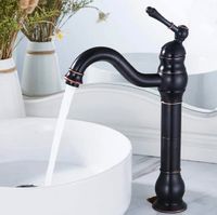 Wasserhahn Waschtischarmatur Schwarz Badezimmer Hoch Waschbecken Hessen - Bebra Vorschau