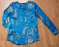 Comma Satin Bluse türkis Paisley 38 Frühling Niedersachsen - Sibbesse  Vorschau