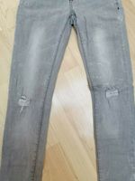 Mädchen Jeans Skinny 36 28/32 27/32 grau destroyed stonewashed Baden-Württemberg - Bräunlingen Vorschau