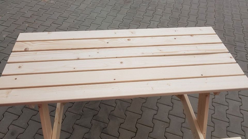 NEU Picknicktisch Sitzgruppe Gartengarnitur Biertisch 150cm 6-Ps in Schweitenkirchen