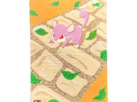 Ratzfratz - handbemalte, original Pokemon- Karte Niedersachsen - Stade Vorschau