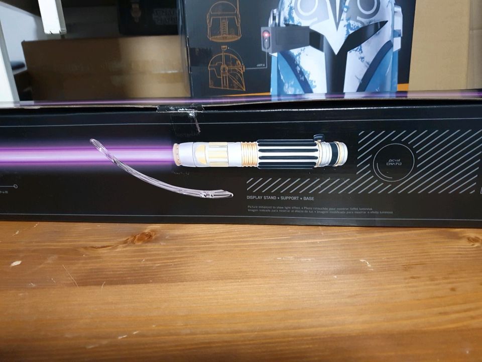 Hasbro SW Force FX Mace Windu Lichtschwert Lightsaber,NEU+OVP in Halstenbek