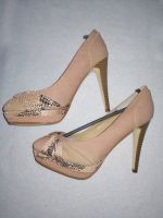 Plateau High Heels Beige Größe 39 Bayern - Oberviechtach Vorschau