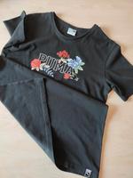 T-Shirt Puma Gr. XS 34 in schwarz mit Blumenprint Sport Shirt Sachsen-Anhalt - Muldestausee Vorschau