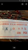 100X CARBON FILM RESISTOR auch für Hobby Bastler geeignet Hessen - Wöllstadt Vorschau