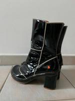 ART TATE: Halbstiefel, 42, Lackleder, schwarz, Stiefeletten, NEU Düsseldorf - Eller Vorschau