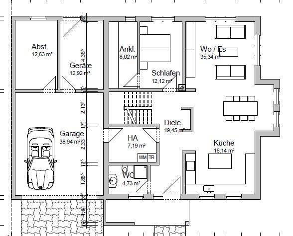 Modernes Freistehendes Einfamilienhaus mit Garten in Langenlonsheim