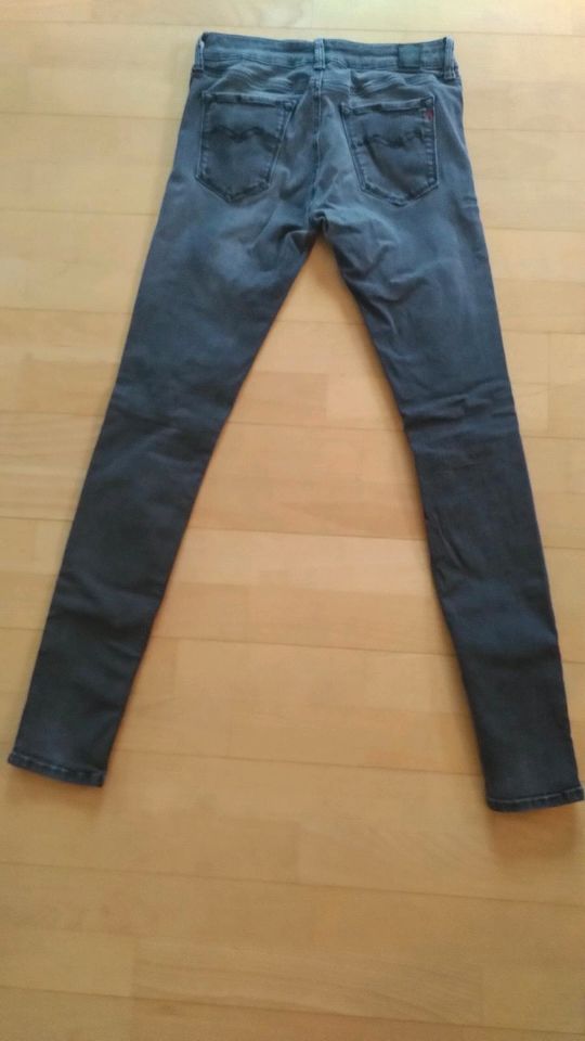 Jeans Replay Luz, W28/L32, schwarz, Stretch in Tübingen