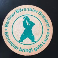 1 Vintage Bierdeckel Berliner Bärenbier Brauerei Bayern - Coburg Vorschau