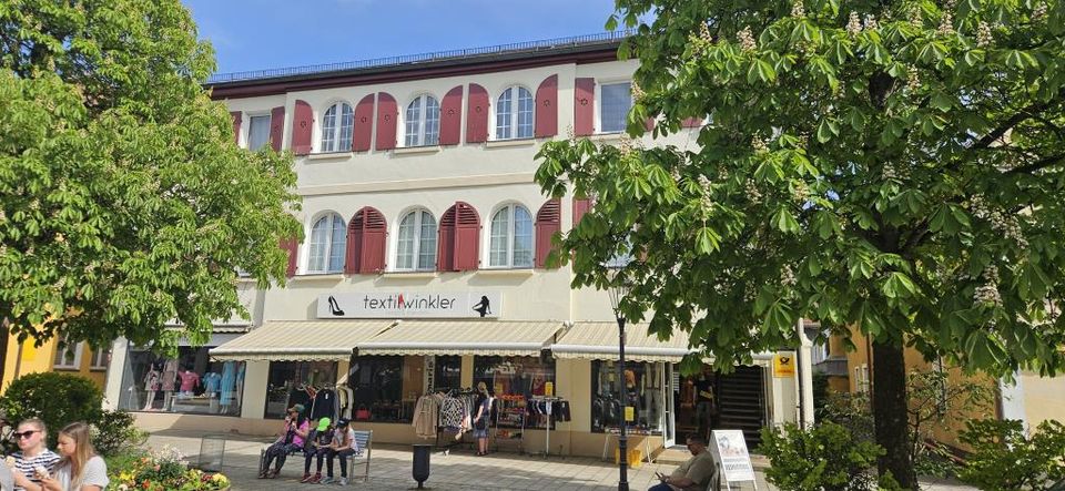 Multifunktionale Fläche mit Blick auf den Marktplatz in Ebermannstadt