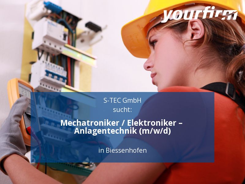 Mechatroniker / Elektroniker – Anlagentechnik (m/w/d) | Biessen in Biessenhofen