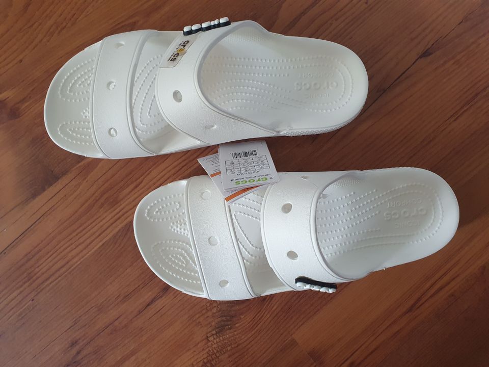 Crocs Classic Sandalen weiß Größe 45 / 46 in Jena