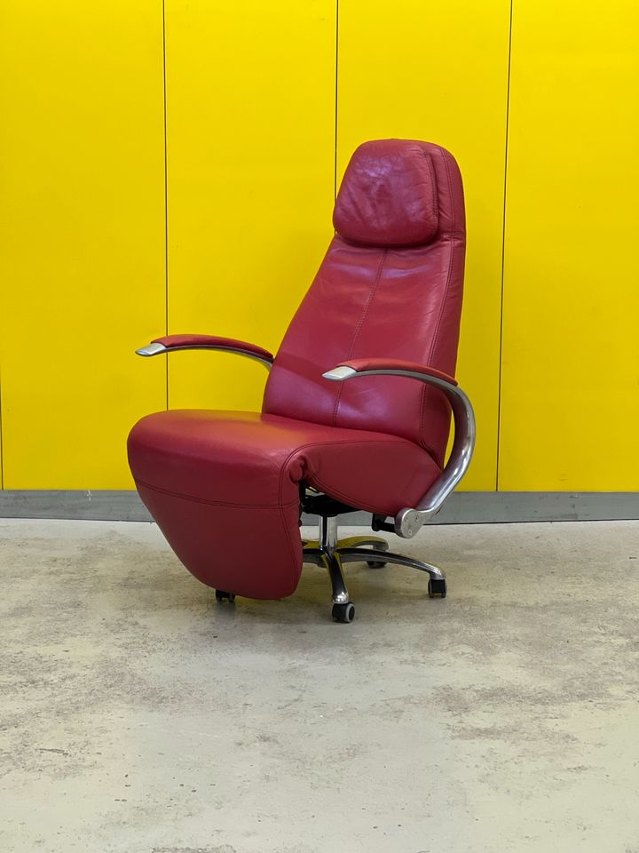 Design Sessel  Relax Funktion Leder in Ratingen