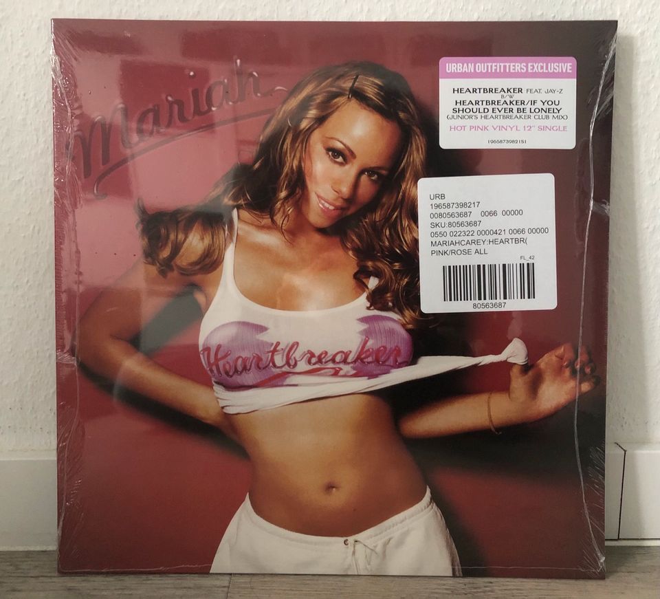 Mariah Carey - Heartbreaker Urban Outfitters Hot Pink Vinyl in Vechta