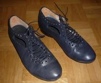 echt Leder Halbschuhe 38 blau THINK Österreich offen Sommer TOP Leipzig - Probstheida Vorschau