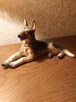 Porzellan deutscher Schäferhund liegend Cortendorf 2205 Dekohund Kr. Dachau - Dachau Vorschau