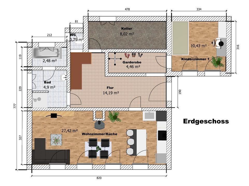 Bezahlbares Einfamilienhaus mit viel Potential in Crottendorf: In die Hände gespuckt & angepackt...! in Crottendorf Erzgebirge