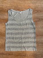 s.Oliver Paillettenshirt in grau/silber und Gr. 40 Bayern - Dinkelsbuehl Vorschau