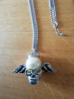 Halskette mit Perle und Totenkopf Mega verrückt!! Bayern - Schweinfurt Vorschau