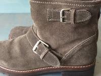 Stiefeletten Boots grau Gr. 39 Wildleder Bayern - Regensburg Vorschau
