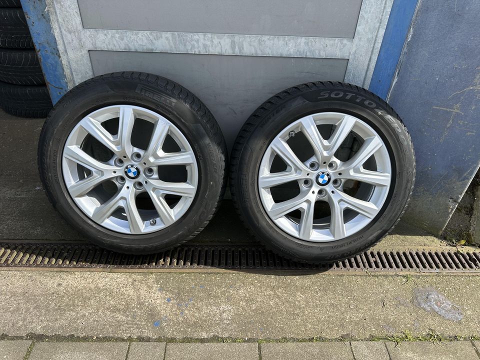 4xOrgi BMW Alu 17 Zoll X1 F48 X2 F39 Winterräder Pirelli*RDKS TOP in Passau