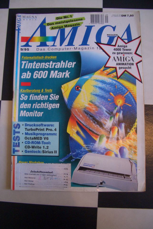 AMIGA Computer Magazin, 4 Hefte, 90er Jahre in Regensburg
