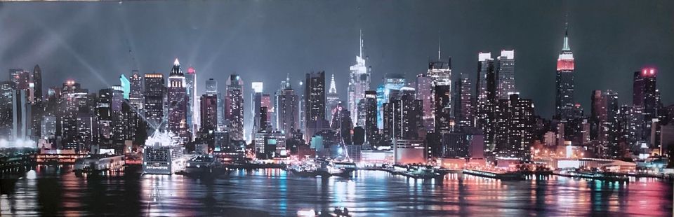 Tolles großes Bild von New York 119 x 39,5cm in Fürstenfeldbruck