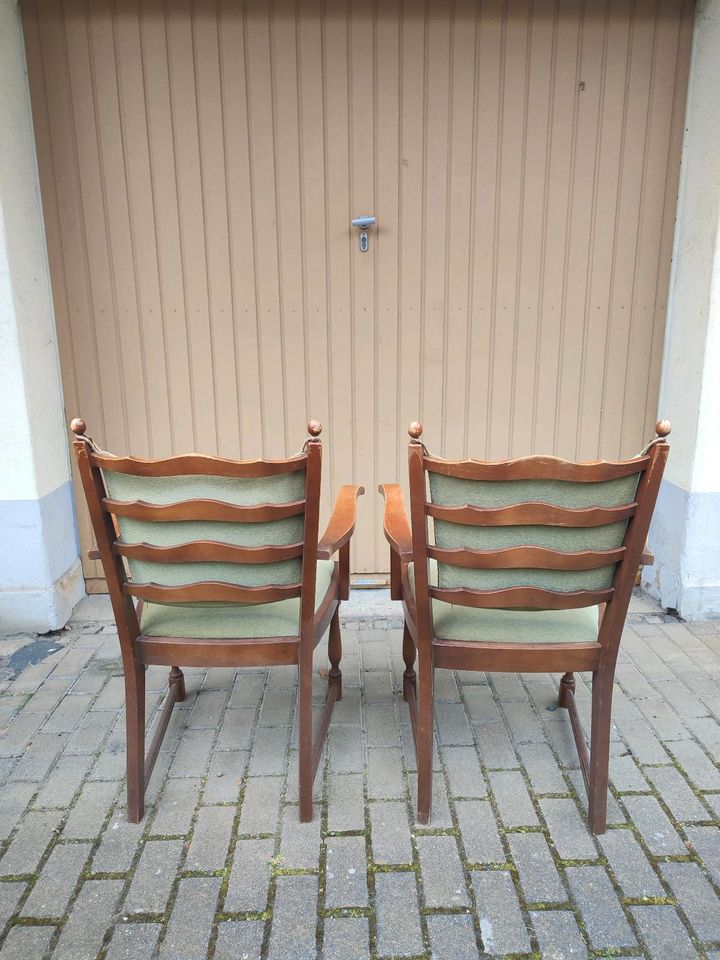 Vintage Retro Sessel/ Holzstühle mit Armlehnen in Köln
