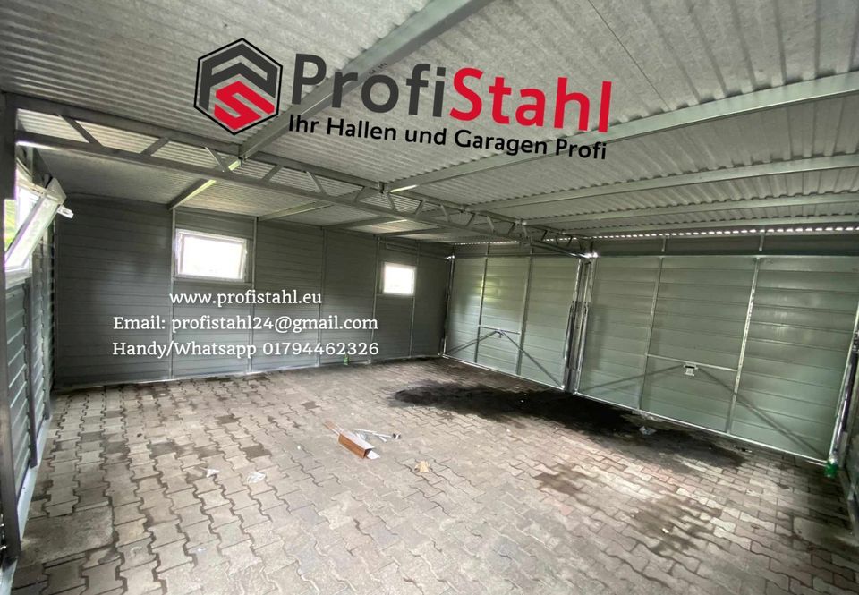 Fertighalle Stahlhalle in jeder Größe Stahlbau Hallenbau Lief+Mon in Bad Wurzach