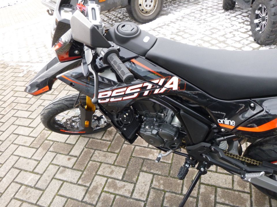 Online Bestia 125 ABS SM  Neu in Uhlstädt-Kirchhasel