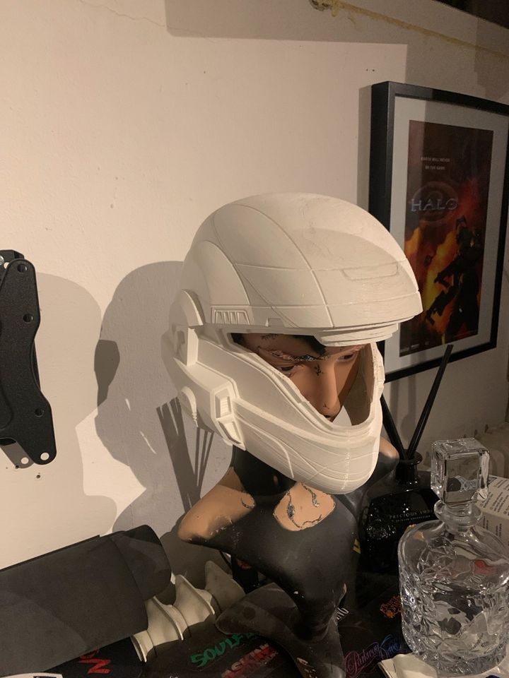 ODST Helm 3D Druck Maßstab 1/2 in Leimen