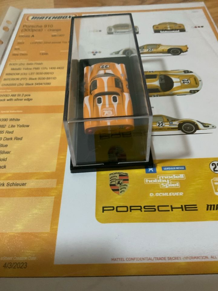 Matchbox Toyshow  Porsche 911 Leipzig-29.09.-01.10.2023 in Magdeburg