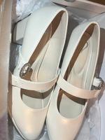 Weiße heels Gr.36-fast wie neu! Nordrhein-Westfalen - Hilden Vorschau