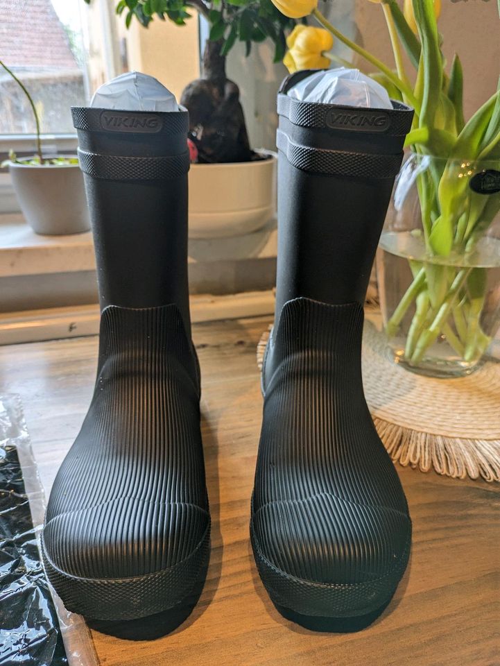 Viking Damen Gummistiefel Vetus Schwarz 39 Rubber Boot ISL 25 cm in Röderland