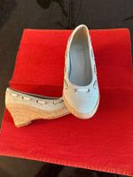 Andrea Conti Gr. 37 hellblaue Keilabsatz Espadrilles Hessen - Schmitten Vorschau