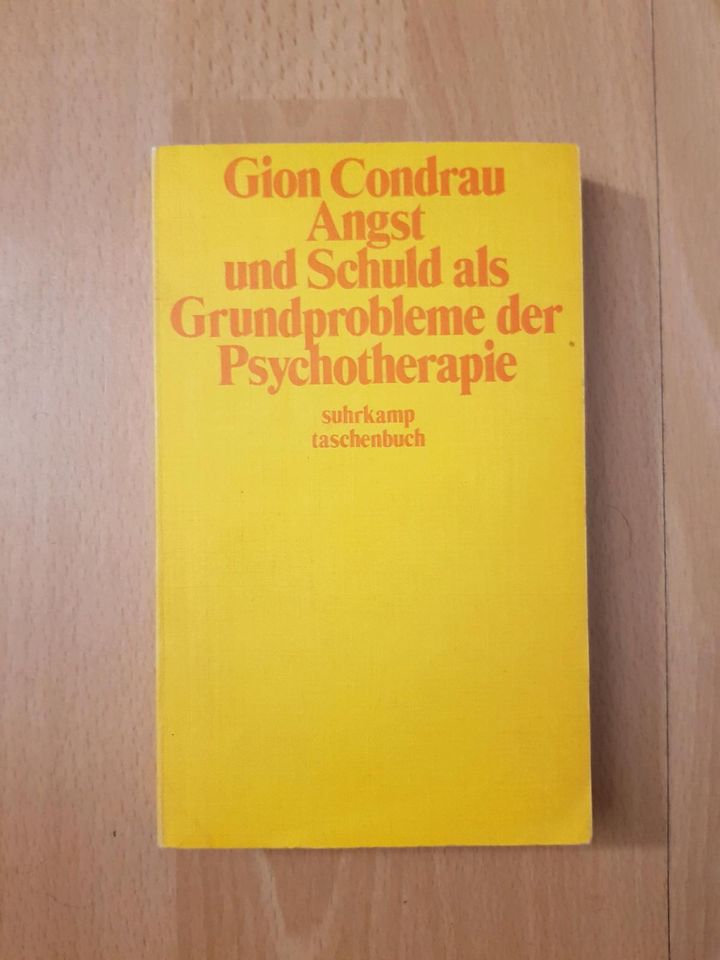 Gion Condrau Angst und Schuld Psychotherapie Suhrkamp Buch Bücher in Frankfurt am Main