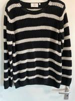 Strickpullover schwarz weiß, Größe L Niedersachsen - Stuhr Vorschau