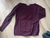 Mango MNG Pullover L 40 Wool blend wolle Bordeaux dunkelrot lila Nordrhein-Westfalen - Borken Vorschau