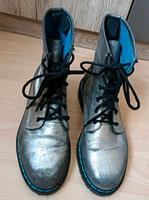 Philippe model Stiefeletten Boots echt Leder 38 Silber Damen top Saarland - Völklingen Vorschau