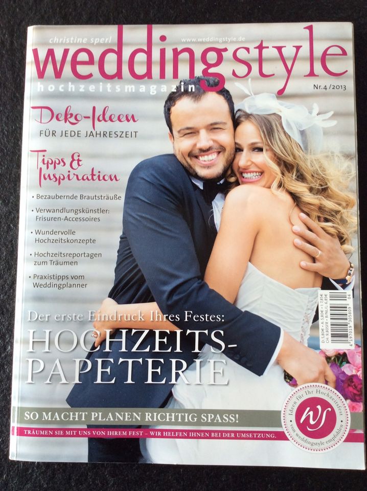 Zeitschrift - WEDDINGSTYLE HOCHZEITS-MAGAZIN 4/13 Heiraten Braut in Bekond