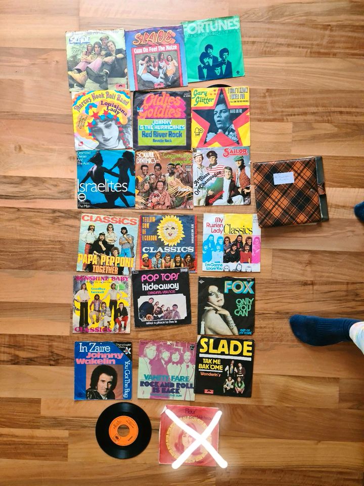 Schallplatten Sammlung, Vinyl,  Singles in Burglengenfeld