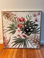 Maison du monde leinwand Bild tropisch pflanzen Blumen bunt 62x62 Bayern - Brannenburg Vorschau