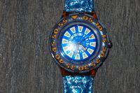 Swatch Scuba 200 Seaclip von 1994 Leder Armband Dithmarschen - Eggstedt Vorschau