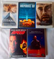 5-tlg Paket "Beste Filme aller Zeiten" VHS-Kassetten Titanic u.a Sachsen-Anhalt - Allstedt Vorschau