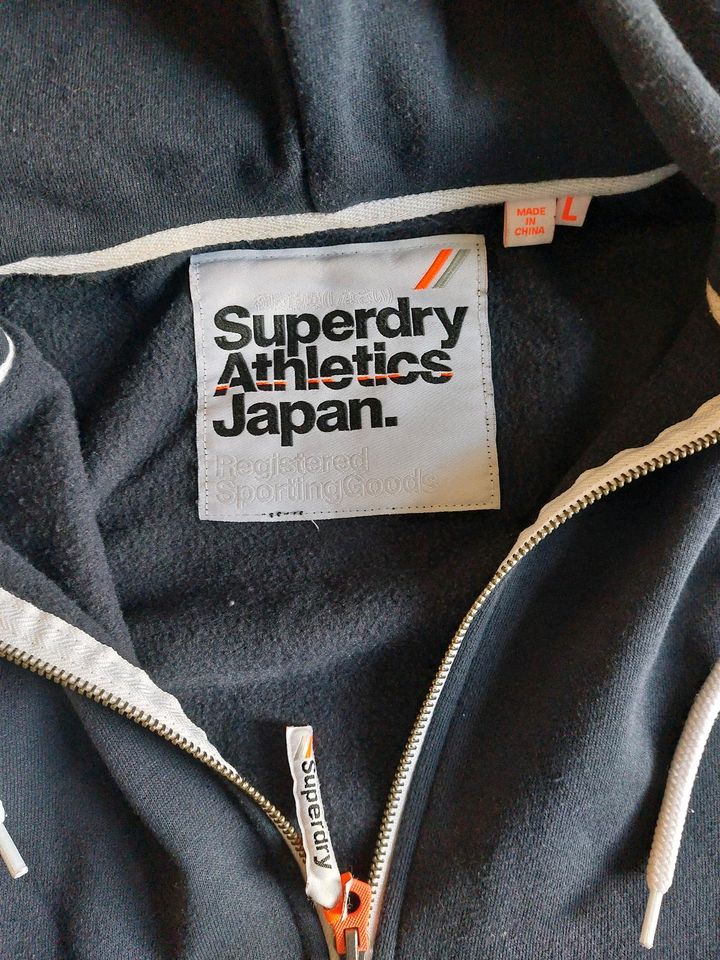 Superdry Pullover/Hoodie Gr.L in Blau Neuwertig in Hamburg