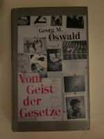 Buch Vom Geiste der Gesetze Georg M. Oswald Lektüre Roman Münster (Westfalen) - Gievenbeck Vorschau