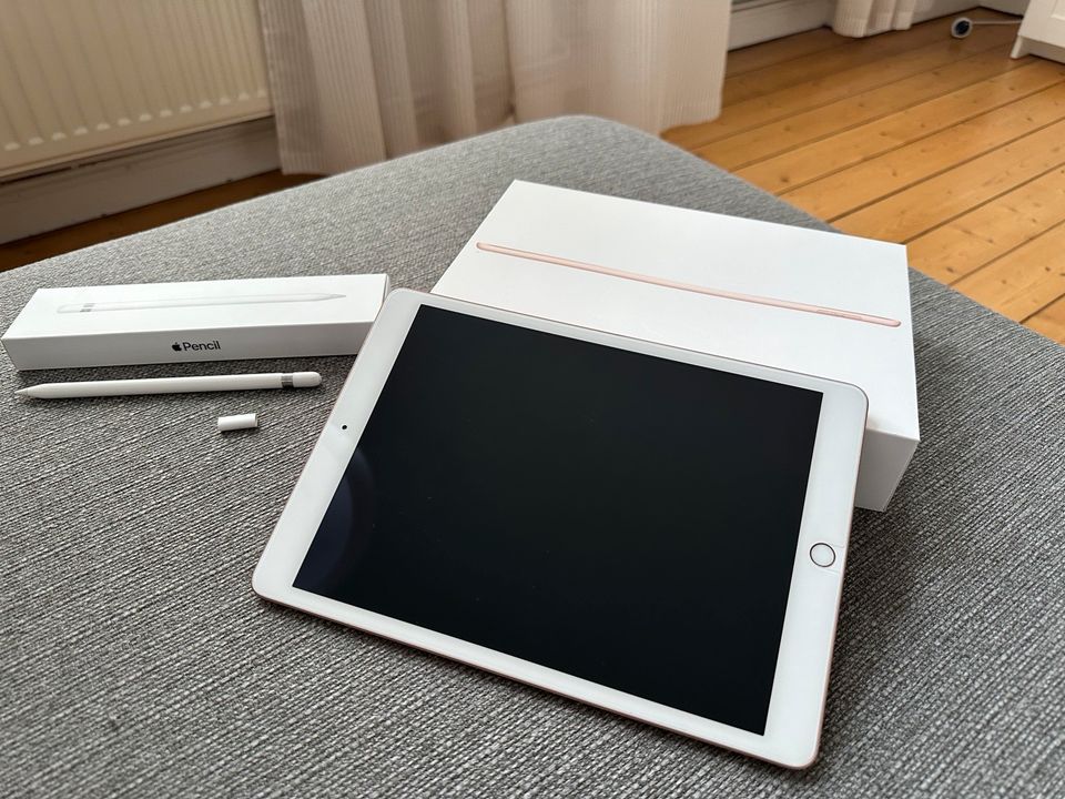 iPad 8th Generation Wi-Fi 128 GB roségold  + Apple Pencil + Hülle in Braunschweig