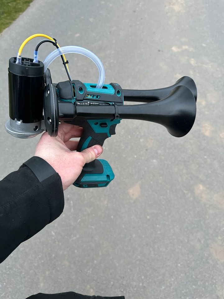 Makita Drucklufthorn 18V Hupe Horn Trainhorn Fantröte