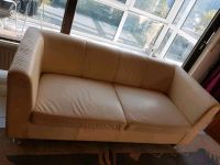 3 tlg. Hellbeige Couchgarnitur aus Leder Rheinland-Pfalz - Bad Ems Vorschau