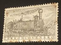 Briefmarke Ceskoslovensko `Lokomotiva Kladno 1855` gestempelt Baden-Württemberg - Ulm Vorschau